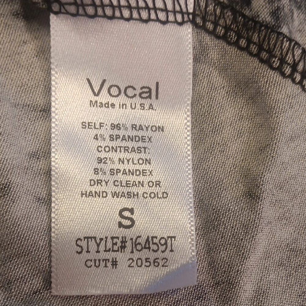 NEW! Vocal Motorcycle Charcoal Graphic Tank Top With Lace Details & Embellished - Picture 10 of 13